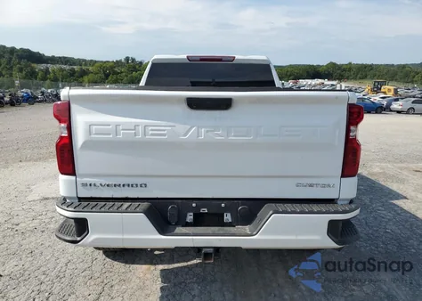 2022 Chevrolet Silverado K1500 Custom из США, поврежденный, VIN 3GCPDBEK0NG661734